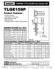 TLGE159P datasheet pdf Marktech Optoelectronics