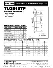 TLOE16TP datasheet pdf Marktech Optoelectronics