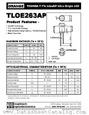 TLOE263AP datasheet pdf Marktech Optoelectronics