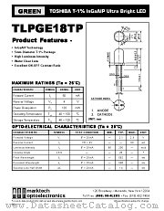 TLPGE18TP datasheet pdf Marktech Optoelectronics