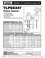 TLPGE247 datasheet pdf Marktech Optoelectronics
