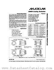 DG307A datasheet pdf MAXIM - Dallas Semiconductor