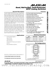 DG411F datasheet pdf MAXIM - Dallas Semiconductor
