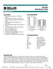 DS1222 datasheet pdf MAXIM - Dallas Semiconductor