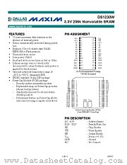 DS1230W datasheet pdf MAXIM - Dallas Semiconductor