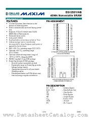 DS1250AB datasheet pdf MAXIM - Dallas Semiconductor