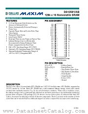 DS1258AB datasheet pdf MAXIM - Dallas Semiconductor