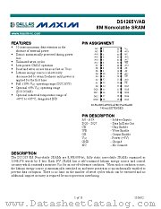 DS1265AB datasheet pdf MAXIM - Dallas Semiconductor