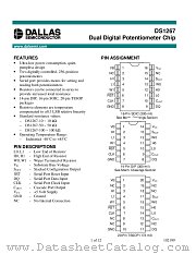 DS1267 datasheet pdf MAXIM - Dallas Semiconductor