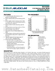 DS1330W datasheet pdf MAXIM - Dallas Semiconductor