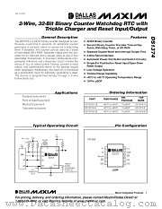 DS1374 datasheet pdf MAXIM - Dallas Semiconductor