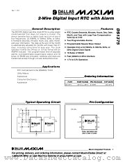 DS1375 datasheet pdf MAXIM - Dallas Semiconductor