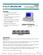 DS1401-4 datasheet pdf MAXIM - Dallas Semiconductor