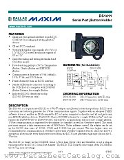 DS1411-S09 datasheet pdf MAXIM - Dallas Semiconductor