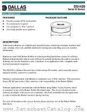 DS1420 datasheet pdf MAXIM - Dallas Semiconductor