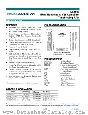 DS1557 datasheet pdf MAXIM - Dallas Semiconductor