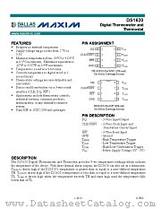 DS1620 datasheet pdf MAXIM - Dallas Semiconductor