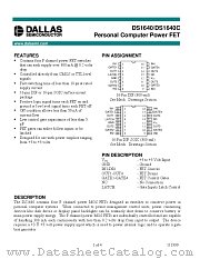 DS1640C datasheet pdf MAXIM - Dallas Semiconductor