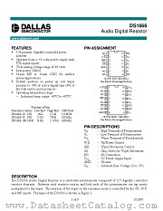 DS1666S datasheet pdf MAXIM - Dallas Semiconductor