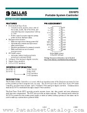DS1673 datasheet pdf MAXIM - Dallas Semiconductor