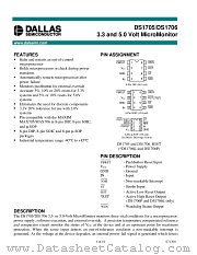 DS1705 datasheet pdf MAXIM - Dallas Semiconductor
