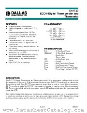 DS1720 datasheet pdf MAXIM - Dallas Semiconductor
