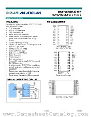 DS17287 datasheet pdf MAXIM - Dallas Semiconductor
