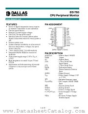 DS1780 datasheet pdf MAXIM - Dallas Semiconductor