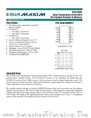 DS1848 datasheet pdf MAXIM - Dallas Semiconductor