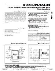 DS1854 datasheet pdf MAXIM - Dallas Semiconductor