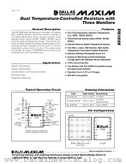 DS1858 datasheet pdf MAXIM - Dallas Semiconductor