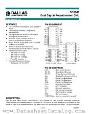 DS1868 datasheet pdf MAXIM - Dallas Semiconductor