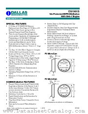 DS1961S-F3 datasheet pdf MAXIM - Dallas Semiconductor