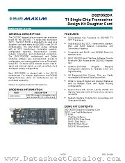 DS21352DK datasheet pdf MAXIM - Dallas Semiconductor