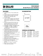 DS2148 datasheet pdf MAXIM - Dallas Semiconductor