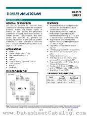 DS2174 datasheet pdf MAXIM - Dallas Semiconductor