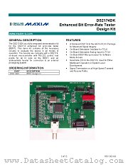 DS2174DK datasheet pdf MAXIM - Dallas Semiconductor
