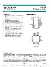 DS2176 datasheet pdf MAXIM - Dallas Semiconductor