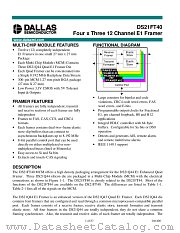 DS21FT40 datasheet pdf MAXIM - Dallas Semiconductor