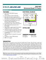 DS21Q42 datasheet pdf MAXIM - Dallas Semiconductor