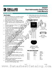 DS2407 datasheet pdf MAXIM - Dallas Semiconductor