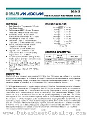 DS2408 datasheet pdf MAXIM - Dallas Semiconductor