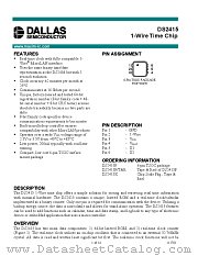 DS2415 datasheet pdf MAXIM - Dallas Semiconductor