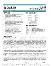 DS2438 datasheet pdf MAXIM - Dallas Semiconductor