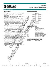 DS2480 datasheet pdf MAXIM - Dallas Semiconductor