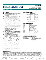 DS2480B datasheet pdf MAXIM - Dallas Semiconductor
