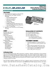 DS2770K datasheet pdf MAXIM - Dallas Semiconductor