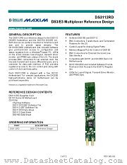 DS3112RD datasheet pdf MAXIM - Dallas Semiconductor