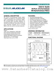 DS3131 datasheet pdf MAXIM - Dallas Semiconductor