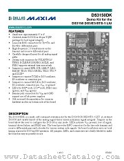 DS3150DK datasheet pdf MAXIM - Dallas Semiconductor
